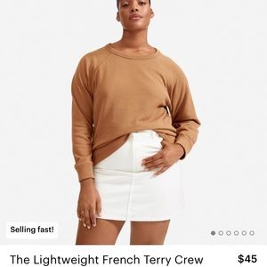 COPY - Lightweight French Terry Crew - Everlane